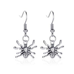 (BI) Silver Spider Earrings
